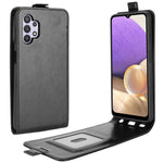 Per Samsung Galaxy A32 5G R64 Texture Custodia protettiva in pelle a vibrazione verticale singola con slot per schede e cornice per foto, For Galaxy A32 5G