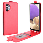 Per Samsung Galaxy A32 5G R64 Texture Custodia protettiva in pelle a vibrazione verticale singola con slot per schede e cornice per foto, For Galaxy A32 5G