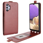 Per Samsung Galaxy A32 5G R64 Texture Custodia protettiva in pelle a vibrazione verticale singola con slot per schede e cornice per foto, For Galaxy A32 5G