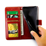 Custodia protettiva a libro orizzontale in pelle Crazy Horse Texture con supporto, slot per schede, portafoglio e cornice per foto, For Xiaomi Mi 11