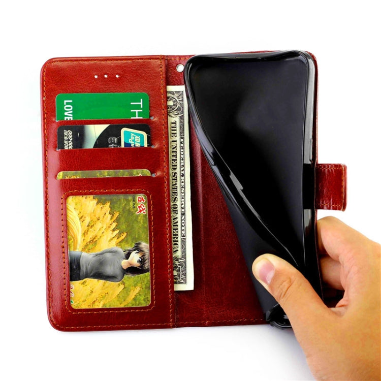 Custodia protettiva a libro orizzontale in pelle Crazy Horse Texture con supporto, slot per schede, portafoglio e cornice per foto, For Xiaomi Mi 11