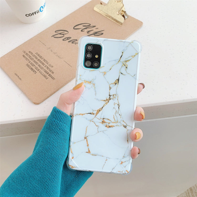 Cover posteriore per telefono IMD in marmo dorato con flusso anti-frantumazione a quattro angoli, For Samsung Galaxy S20 FE/S20 lite, For Samsung Galaxy Note20 Ultra, For Samsung Galaxy Note20, For Samsung Galaxy A71(4G), For Samsung Galaxy A51(4G)    ...