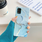 Cover posteriore per telefono IMD in marmo dorato con flusso anti-frantumazione a quattro angoli, For Samsung Galaxy S20 FE/S20 lite, For Samsung Galaxy Note20 Ultra, For Samsung Galaxy Note20, For Samsung Galaxy A71(4G), For Samsung Galaxy A51(4G)    ...