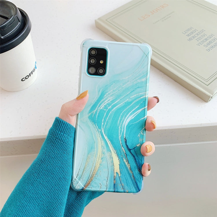 Cover posteriore per telefono IMD in marmo dorato con flusso anti-frantumazione a quattro angoli, For Samsung Galaxy S20 FE/S20 lite, For Samsung Galaxy Note20 Ultra, For Samsung Galaxy Note20, For Samsung Galaxy A71(4G), For Samsung Galaxy A51(4G)    ...