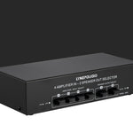 Amplificatore audio 4 ingressi 2 uscite 300W per canale