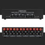 Amplificatore audio 4 ingressi 2 uscite 300W per canale
