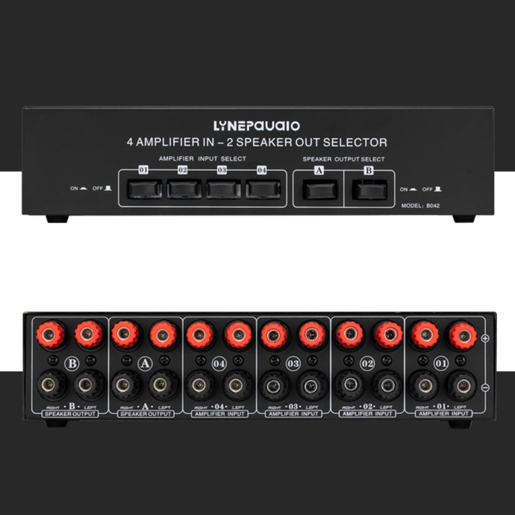 Amplificatore audio 4 ingressi 2 uscite 300W per canale