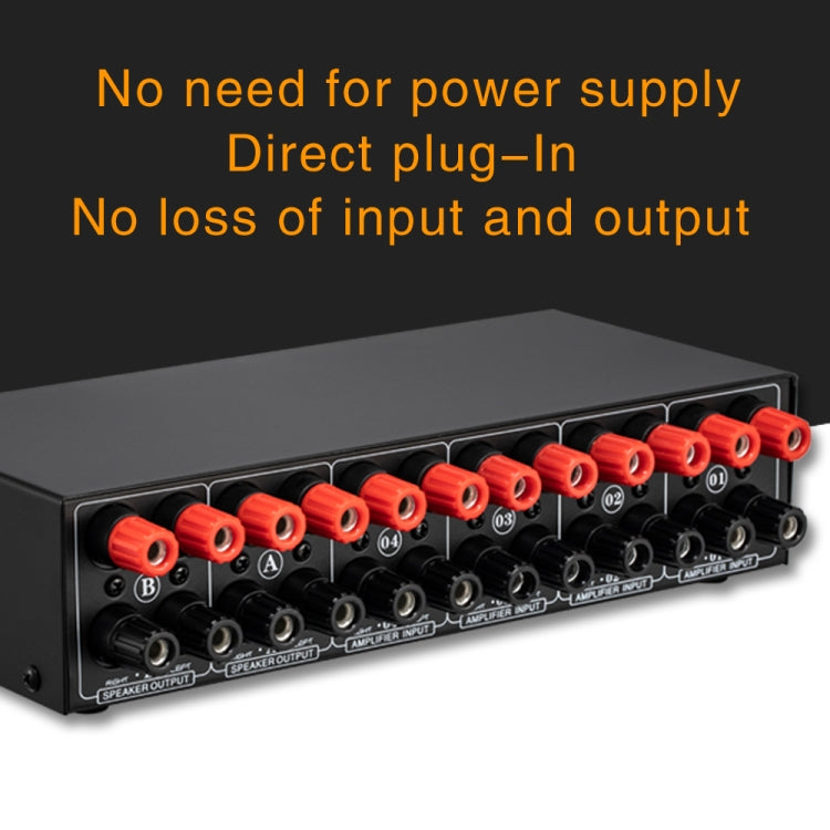 Amplificatore audio 4 ingressi 2 uscite 300W per canale