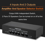 Amplificatore audio 4 ingressi 2 uscite 300W per canale