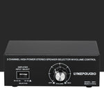 Amplificatore audio 2 ingressi 1 uscita con controllo volume
