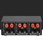 Amplificatore audio 2 ingressi 1 uscita con controllo volume