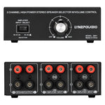 Amplificatore audio 2 ingressi 1 uscita con controllo volume