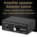 Amplificatore audio 2 ingressi 1 uscita con controllo volume