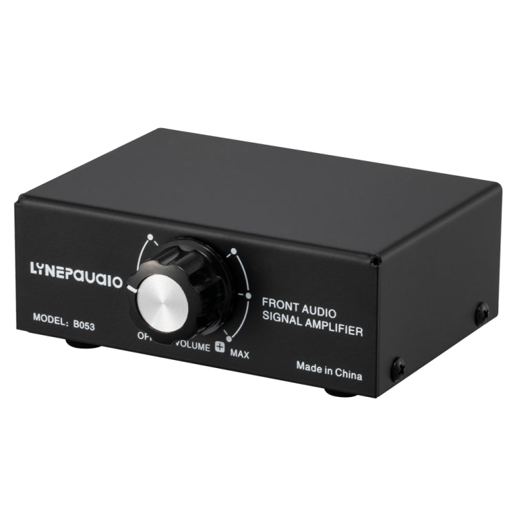 B053 Amplificatore audio stereo anteriore Amplificatore per cuffie Altoparlante con regolazione del volume, Mixer a 2 vie, Alimentatore USB 5V, Spina USA, B053