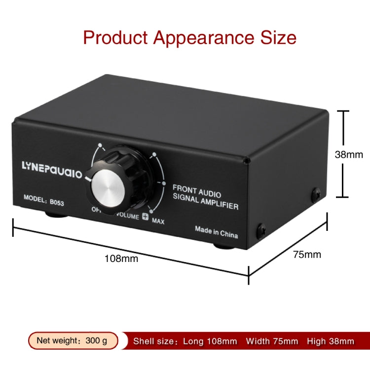 Amplificatore audio stereo con mixer e controllo volume