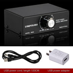 Amplificatore audio stereo con mixer e controllo volume