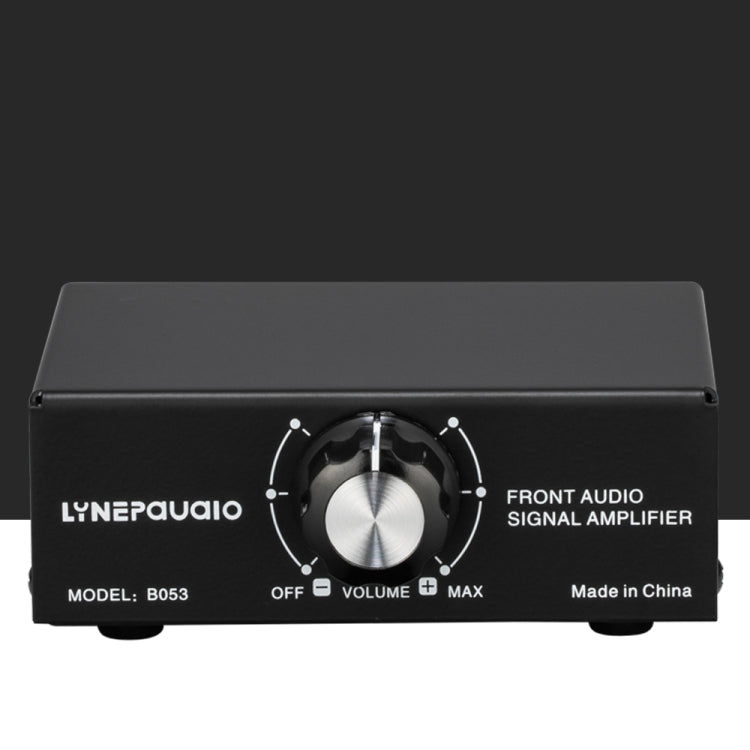 B053 Amplificatore audio stereo anteriore Amplificatore per cuffie Altoparlante con regolazione del volume, Mixer a 2 vie, Alimentatore USB 5V, Spina USA, B053