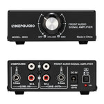 Amplificatore audio stereo con mixer e controllo volume