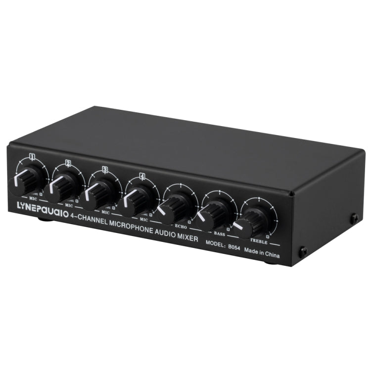 Mixer microfonico a 4 canali con uscita stereo USB 5V