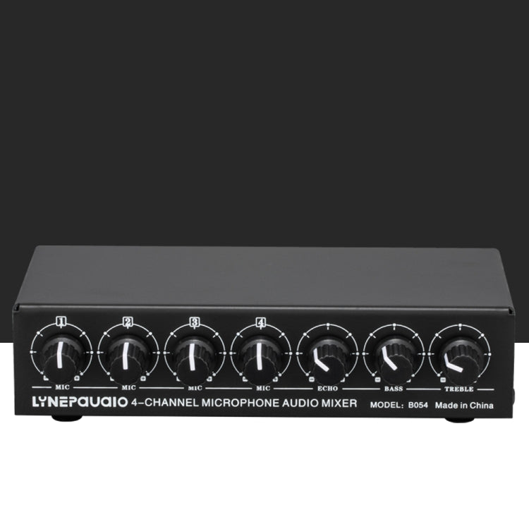 Mixer microfonico a 4 canali con uscita stereo USB 5V