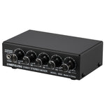 Mixer stereo attivo a 5 canali con uscita USB 5V
