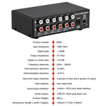 Mixer stereo attivo a 5 canali con uscita USB 5V