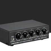 Mixer a 3 canali Amplificatore stereo frontale Regolatore alti/medi/bassi, Alimentatore USB 5V, Spina USA, B056