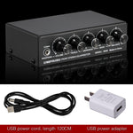 Mixer audio 3 canali con amplificatore e regolatore toni