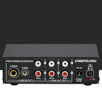 Mixer audio 3 canali con amplificatore e regolatore toni