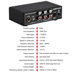 Mixer audio 3 canali con amplificatore e regolatore toni