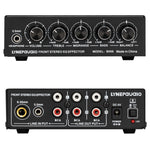 Mixer audio 3 canali con amplificatore e regolatore toni