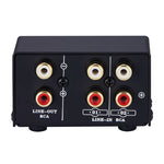 Commutatore audio 2 ingressi 1 uscita RCA B101