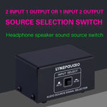 Commutatore audio 2 ingressi 1 uscita RCA B101