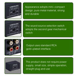 Commutatore audio 2 ingressi 1 uscita RCA B101