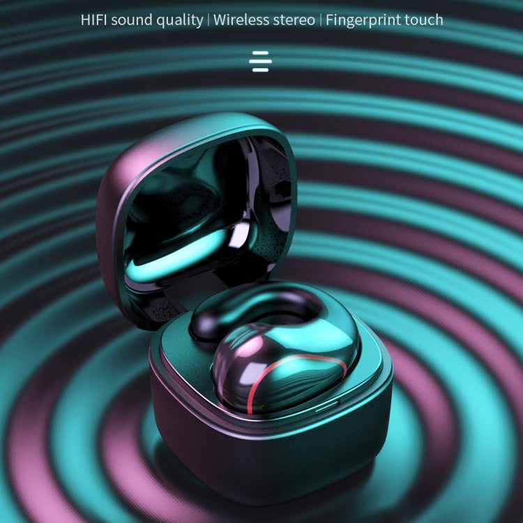 T25 Over-ear Bluetooth 5.0 Auricolare wireless invisibile a un orecchio Chiamata ad alta definizione Auricolare a conduzione ossea in standby super lungo