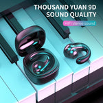 T25 Over-ear Bluetooth 5.0 Auricolare wireless invisibile a un orecchio Chiamata ad alta definizione Auricolare a conduzione ossea in standby super lungo