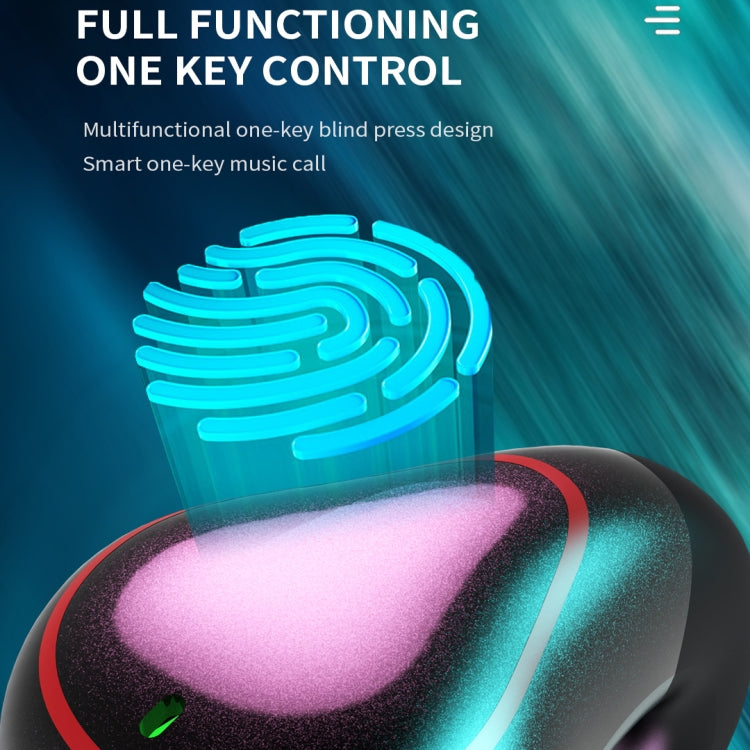 T25 Over-ear Bluetooth 5.0 Auricolare wireless invisibile a un orecchio Chiamata ad alta definizione Auricolare a conduzione ossea in standby super lungo
