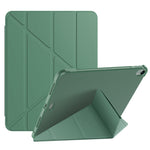 Custodia protettiva in TPU opaca anti-caduta in pelle PU con superficie multi-piegatura con slot per penna per iPad Air 2020 10.9