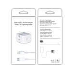 Caricabatterie da viaggio 20W USB-C PD 3.0 con cavo 1m