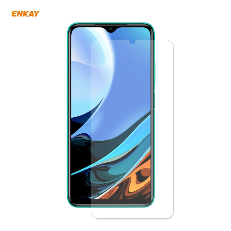 ENKAY Hat-Prince 0.26mm 9H 2.5D Pellicola in vetro temperato con bordo curvo, For Xiaomi Redmi 9T, For Xiaomi Redmi Note 9T, For Xiaomi Redmi K40 / K40 Pro / K40 Pro+, For Samsung Galaxy A52 5G, For Samsung Galaxy A72 5G, For Samsung Galaxy F62