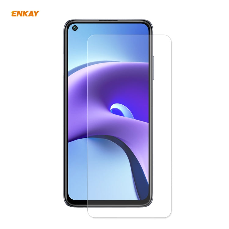 ENKAY Hat-Prince 0.26mm 9H 2.5D Pellicola in vetro temperato con bordo curvo, For Xiaomi Redmi 9T, For Xiaomi Redmi Note 9T, For Xiaomi Redmi K40 / K40 Pro / K40 Pro+, For Samsung Galaxy A52 5G, For Samsung Galaxy A72 5G, For Samsung Galaxy F62