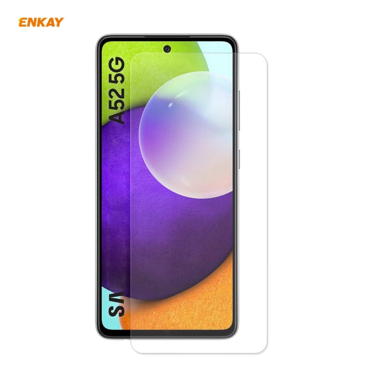 ENKAY Hat-Prince 0.26mm 9H 2.5D Pellicola in vetro temperato con bordo curvo, For Xiaomi Redmi 9T, For Xiaomi Redmi Note 9T, For Xiaomi Redmi K40 / K40 Pro / K40 Pro+, For Samsung Galaxy A52 5G, For Samsung Galaxy A72 5G, For Samsung Galaxy F62