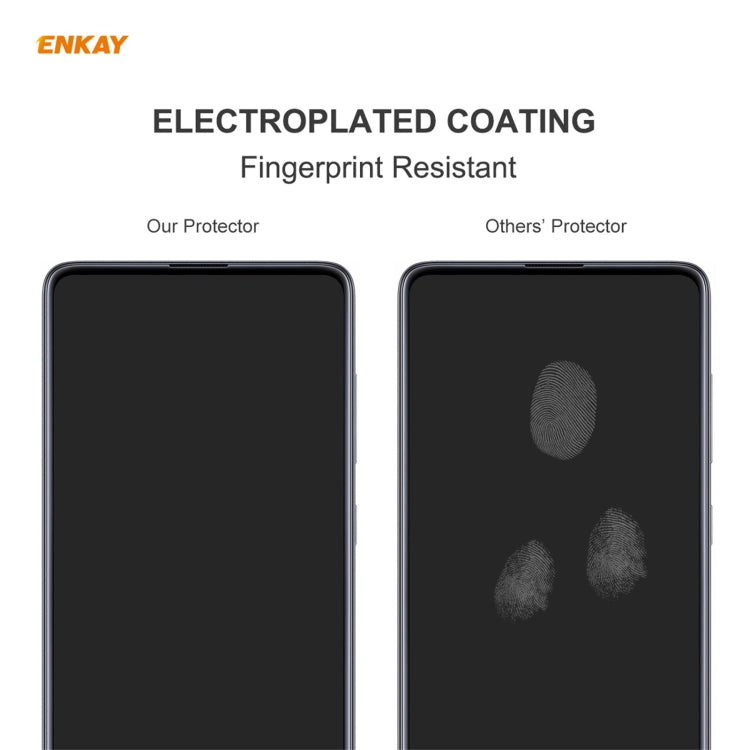 2 PZ ENKAY Hat-Prince 0.26mm 9H 2.5D Pellicola in vetro temperato con bordo curvo, For Xiaomi Redmi 9T (2 PCS), For Xiaomi Redmi Note 9T (2 PCS), For Xiaomi Redmi K40 (2 PCS), For Samsung Galaxy F62(2 PCS), For Samsung Galaxy A72 5G(2pcs)              ...