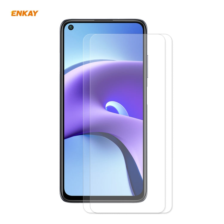 2 PZ ENKAY Hat-Prince 0.26mm 9H 2.5D Pellicola in vetro temperato con bordo curvo, For Xiaomi Redmi 9T (2 PCS), For Xiaomi Redmi Note 9T (2 PCS), For Xiaomi Redmi K40 (2 PCS), For Samsung Galaxy F62(2 PCS), For Samsung Galaxy A72 5G(2pcs)              ...