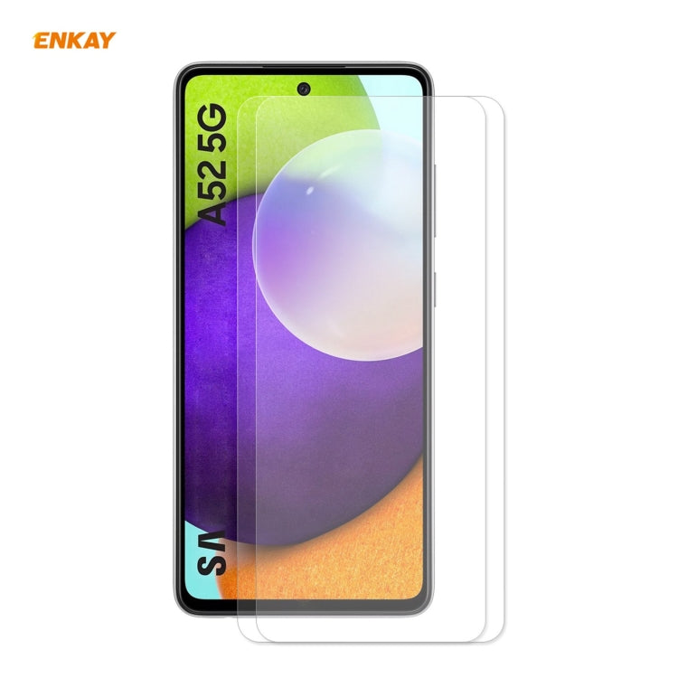 2 PZ ENKAY Hat-Prince 0.26mm 9H 2.5D Pellicola in vetro temperato con bordo curvo, For Xiaomi Redmi 9T (2 PCS), For Xiaomi Redmi Note 9T (2 PCS), For Xiaomi Redmi K40 (2 PCS), For Samsung Galaxy F62(2 PCS), For Samsung Galaxy A72 5G(2pcs)              ...