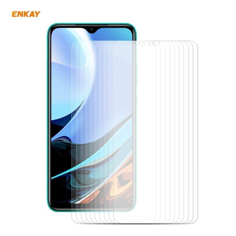 10 PZ ENKAY Hat-Prince 0.26mm 9H 2.5D Pellicola in vetro temperato con bordo curvo, For Xiaomi Redmi 9T, For Xiaomi Redmi Note 9T, For XiaomiRedmi K40 / K40 Pro / K40 Pro+, For Samsung Galaxy F62(10 PCS), For Samsung Galaxy A72 5G(10pcs)               ...