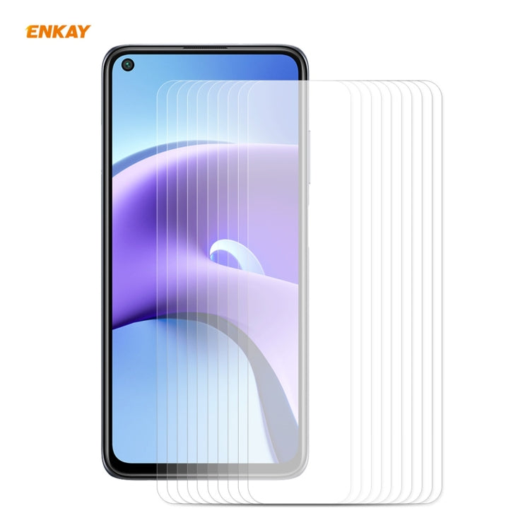 10 PZ ENKAY Hat-Prince 0.26mm 9H 2.5D Pellicola in vetro temperato con bordo curvo, For Xiaomi Redmi 9T, For Xiaomi Redmi Note 9T, For XiaomiRedmi K40 / K40 Pro / K40 Pro+, For Samsung Galaxy F62(10 PCS), For Samsung Galaxy A72 5G(10pcs)               ...