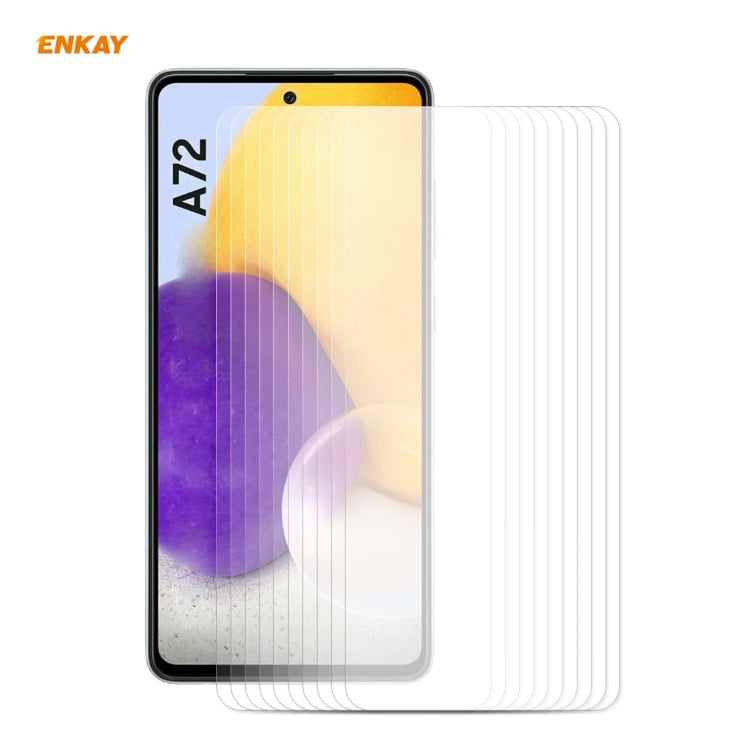 10 PZ ENKAY Hat-Prince 0.26mm 9H 2.5D Pellicola in vetro temperato con bordo curvo, For Xiaomi Redmi 9T, For Xiaomi Redmi Note 9T, For XiaomiRedmi K40 / K40 Pro / K40 Pro+, For Samsung Galaxy F62(10 PCS), For Samsung Galaxy A72 5G(10pcs)               ...