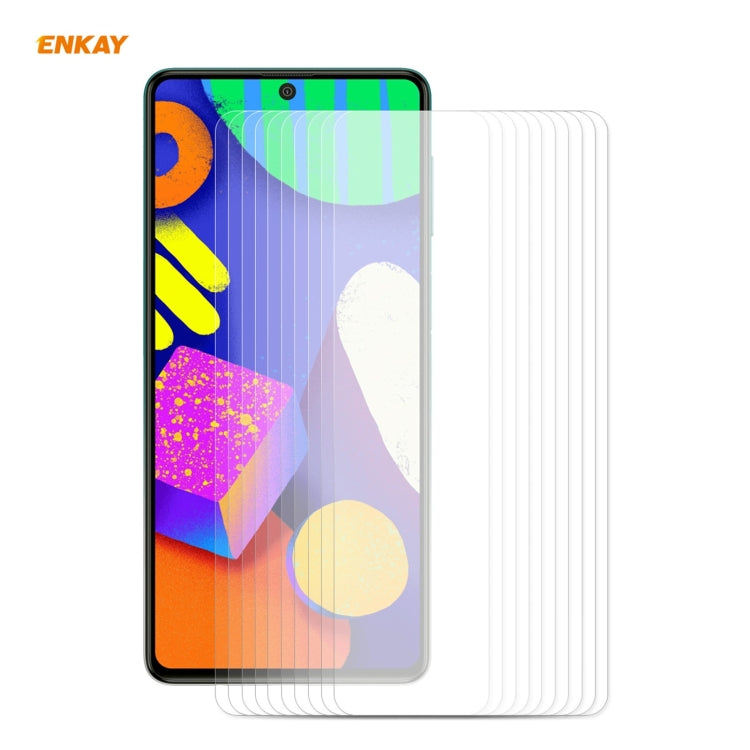 10 PZ ENKAY Hat-Prince 0.26mm 9H 2.5D Pellicola in vetro temperato con bordo curvo, For Xiaomi Redmi 9T, For Xiaomi Redmi Note 9T, For XiaomiRedmi K40 / K40 Pro / K40 Pro+, For Samsung Galaxy F62(10 PCS), For Samsung Galaxy A72 5G(10pcs)               ...