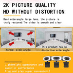 C10 2K HD senza distorsione, rotazione di 360 gradi, luce di riempimento a tre velocità, unità USB gratuita, webcam, microfono integrato per un suono più chiaro